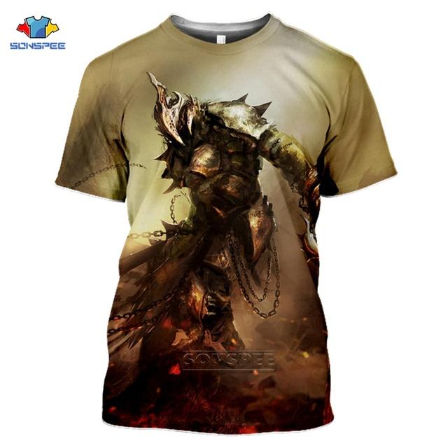 Yaz Erkek T-Shirt Moda 3D Baskı T Shirt Oyun Kadın Rahat Sokak Şıklığı Serin Spor Üst