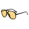 European & American Stylish Unisex Double Bridge Sunglasses - Trendy, Versatile, Large Frame for Outdoor Sun Protection