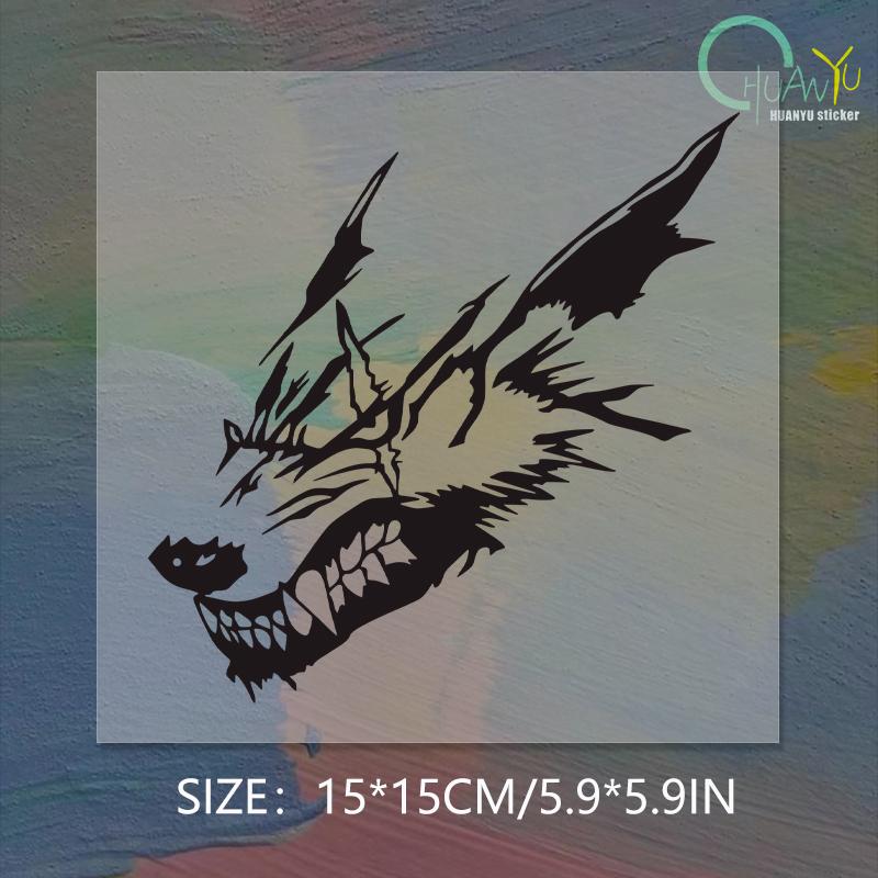 Personalized Art Wolf Creative Electric Car Modification Car Decoration Stickers