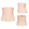 Latex Waist Trainer: 9 Steel Bones, Breathable Postpartum Tummy Binder, Strong Control Corset with 4 Rows of 13 Hooks