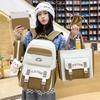 5pcs/Set Student Nylon School Bag for Girl Simple Large Capacity Patchwork Backpack Versatile Multilayer Children Backpacks