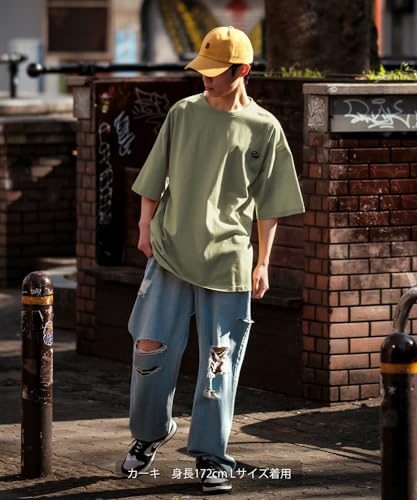 [IMPROVES] [Gerry] Casual [GERRY] Short Sleeve One-Point Patch T-Shirt, Men's, Khaki