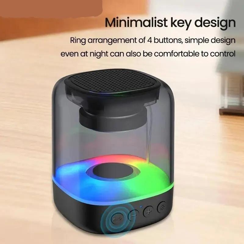 Portable LED Lamp Caixa De Som Bluetooth Speaker Mini Subwoofer Sound Box Music Wireless Small Woofer Bocina Coluna Column Audio