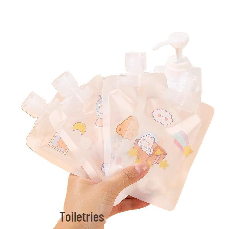 Trousse de toilette de voyage portable: Sacs Distributeurs Jetables pour Gel Douche et Shampooing