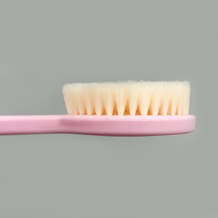 Rub Back Bath Brush Rub Back Brush Long Handle Soft Hair Bath Brush Rub Bath Brush Straight Handle Cleaning Brush Body Brush Bath Wipe