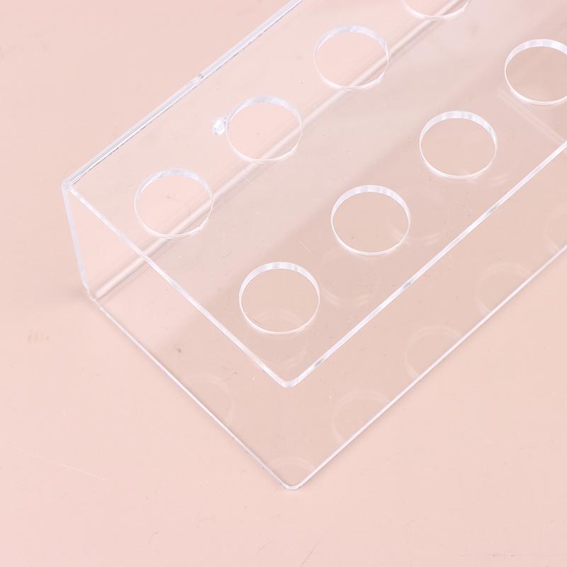 1Pc Acrylic Marker Pen Holder With 10 Slots - Wall-Mounted Dry Erase Storage Rack Classic Design Pen Holder Suitable For Office