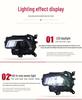 LED Mustang-Style Daytime Running & Xenon Headlight Assembly for 2016-2019 Cherokee