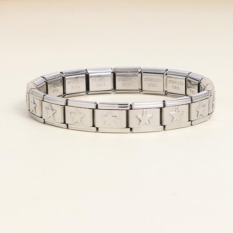 European Italian Style Modular Bracelet for Men and Women - Fashionable and Creative Accessory