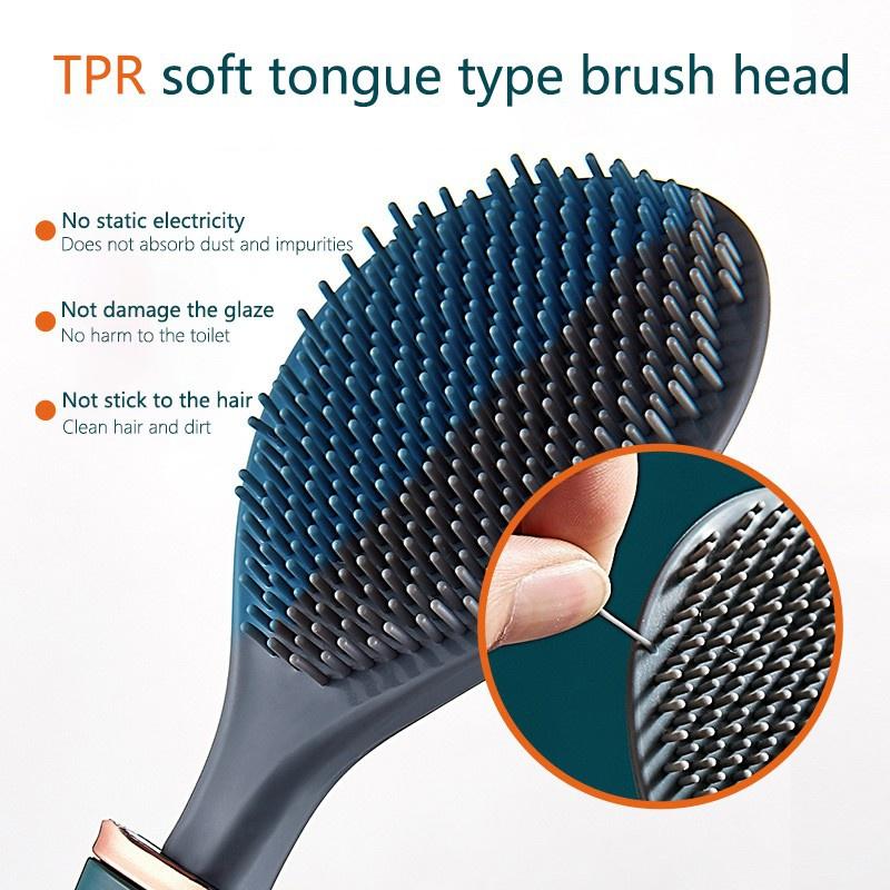 Household Supplies Silicone Toilet Brush Wall-mount Toilet Brush Set for Bathroom Toilet Cleaning Tools Corner Cleaning Bathroom Set