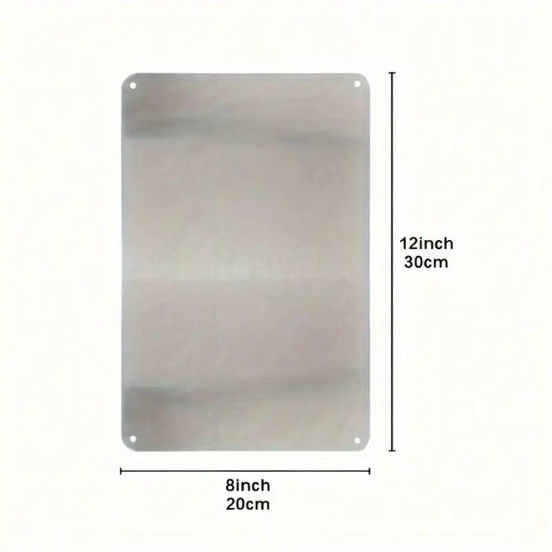 Vintage Metal Tin Sign French Bulldog Coffee Artwork Home Decor