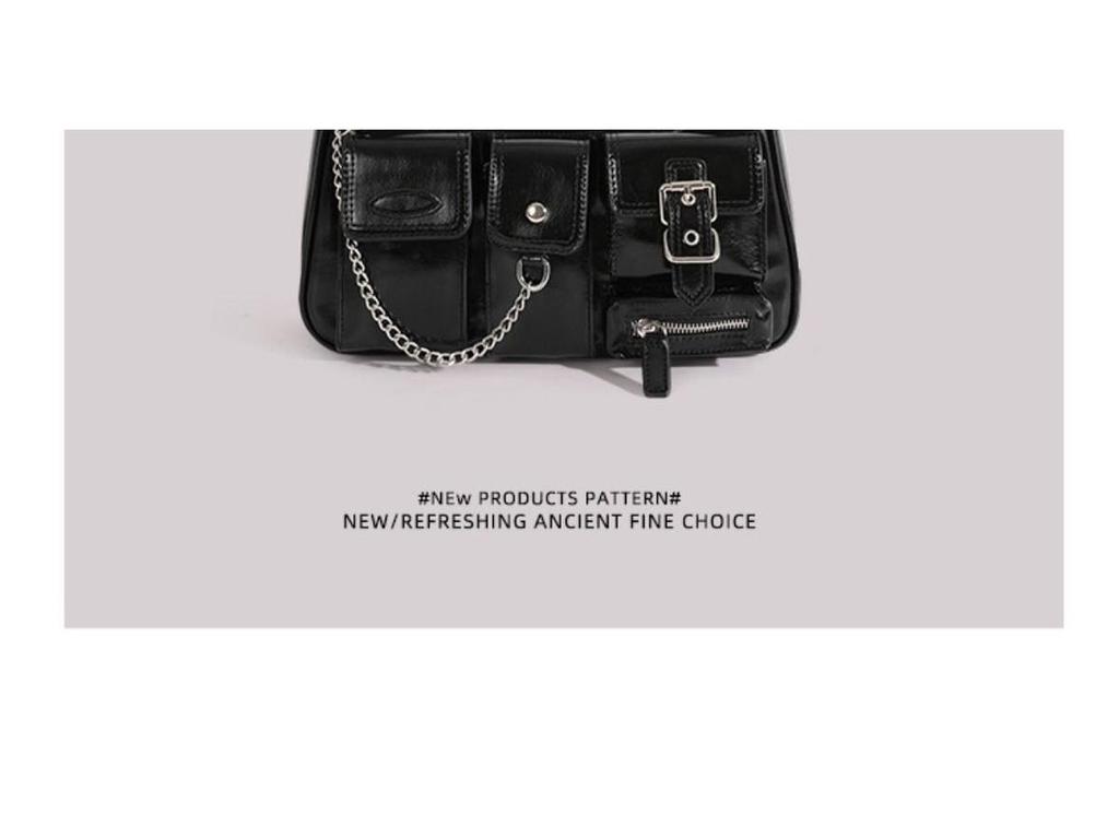 2023 Women's Chic Influencer Underarm Bag: Stylish Spicy Girl Crossbody & Shoulder Niche Motorcycle Bag