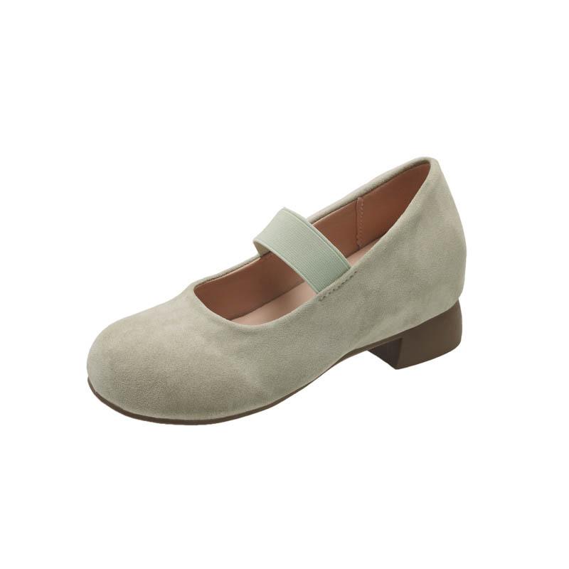 Fairy Shoes Gentle Single Shoes Female 2025 New Summer Evening Shoes Shallow Mouth Ballet Shoes Square Head Soft Sole Doudou Shoes