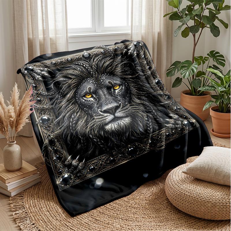 Rainbow Paw Prints Theme blanket Lightweight Warm Flannel Blanket Decorative Throw Blanket for Home Decoration