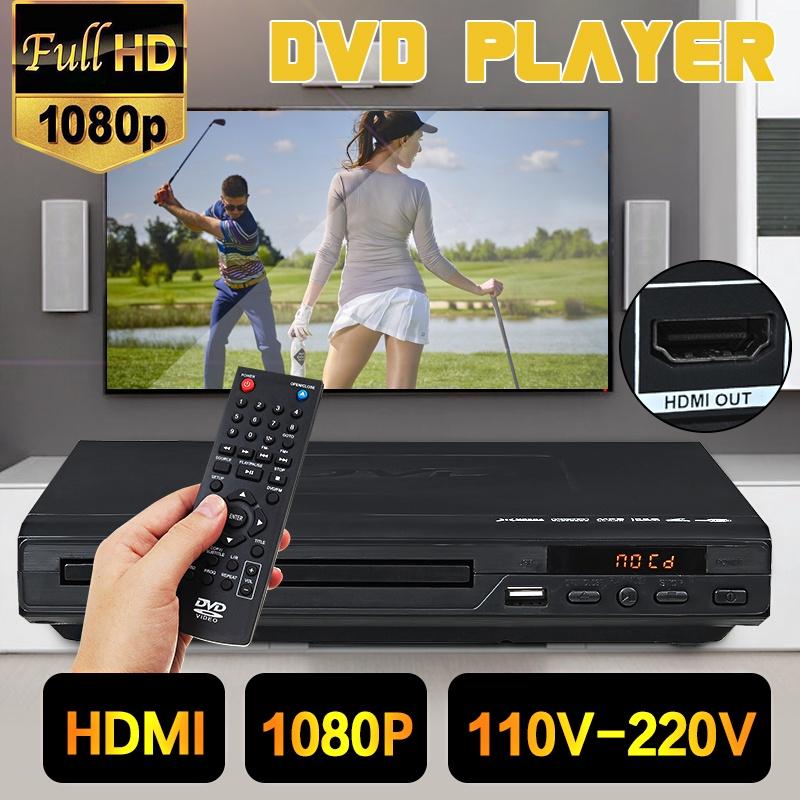 Multi System 1080P DVD Player Portable USB 2.0 3.0 DVD Player Multimedia Digital DVD TV Support HDMI CD SVCD VCD MP3