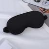 Silk Satin Sleep Mask Contoured Blindfold Bag Portable Airplane with Storage Set Adjustable Sleep Mask