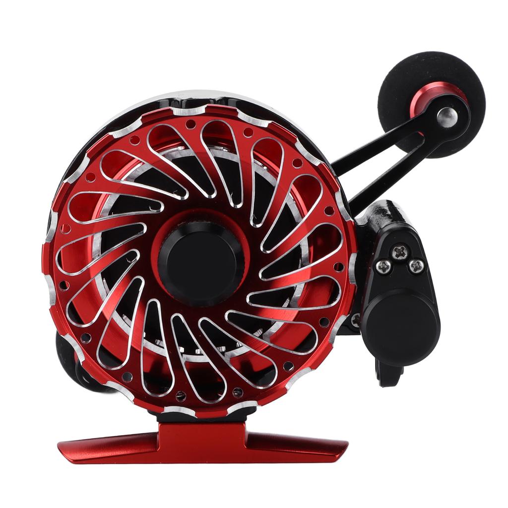 3.6:1 10+1BB Automatic Line Raft Fishing Reel Metal Wire Cup Magnetic Force Slow Down Reel(Carved Wire Cup Right Hand )