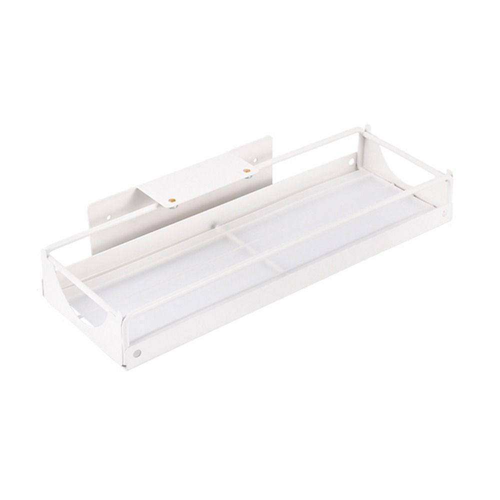 Wall Mounted Sliding Storage Rack Punch Free Pull Out Cabinet Organizer Cabinet Corner