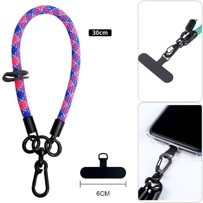 Coque pour Google Pixel 10a, Antichoc Silicone Transparent avec Bracelet Tricolore Amovible