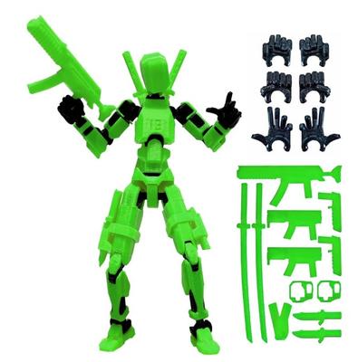 Puppe 13 Gelenke Bewegliche 3D Gedruckte Puppe Spielzeug Dummy Puppe Set Kombination DIY Ganzkörper