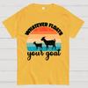 Whatever Floats Your Goat 100% Cotton Summer Casual Cool Loose T-Shirt