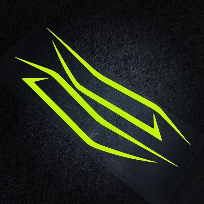 Pegatina Decal para Motocicleta Vinilos de Alta Adherencia Decoración Resistente al Sol Impermeable Accesorios para Montar al Aire Libre