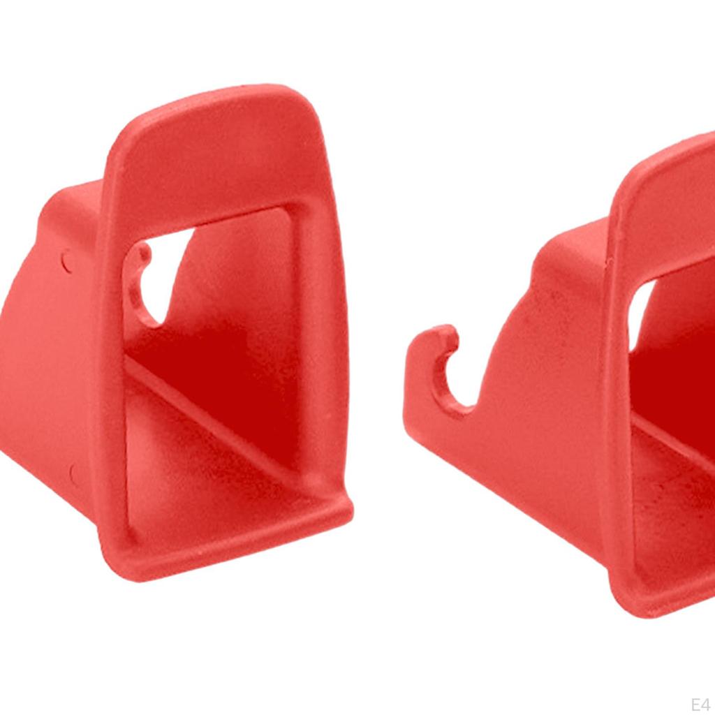 2 Pieces Car Baby Seat Isofix Guides Groove Accessories Premium Black