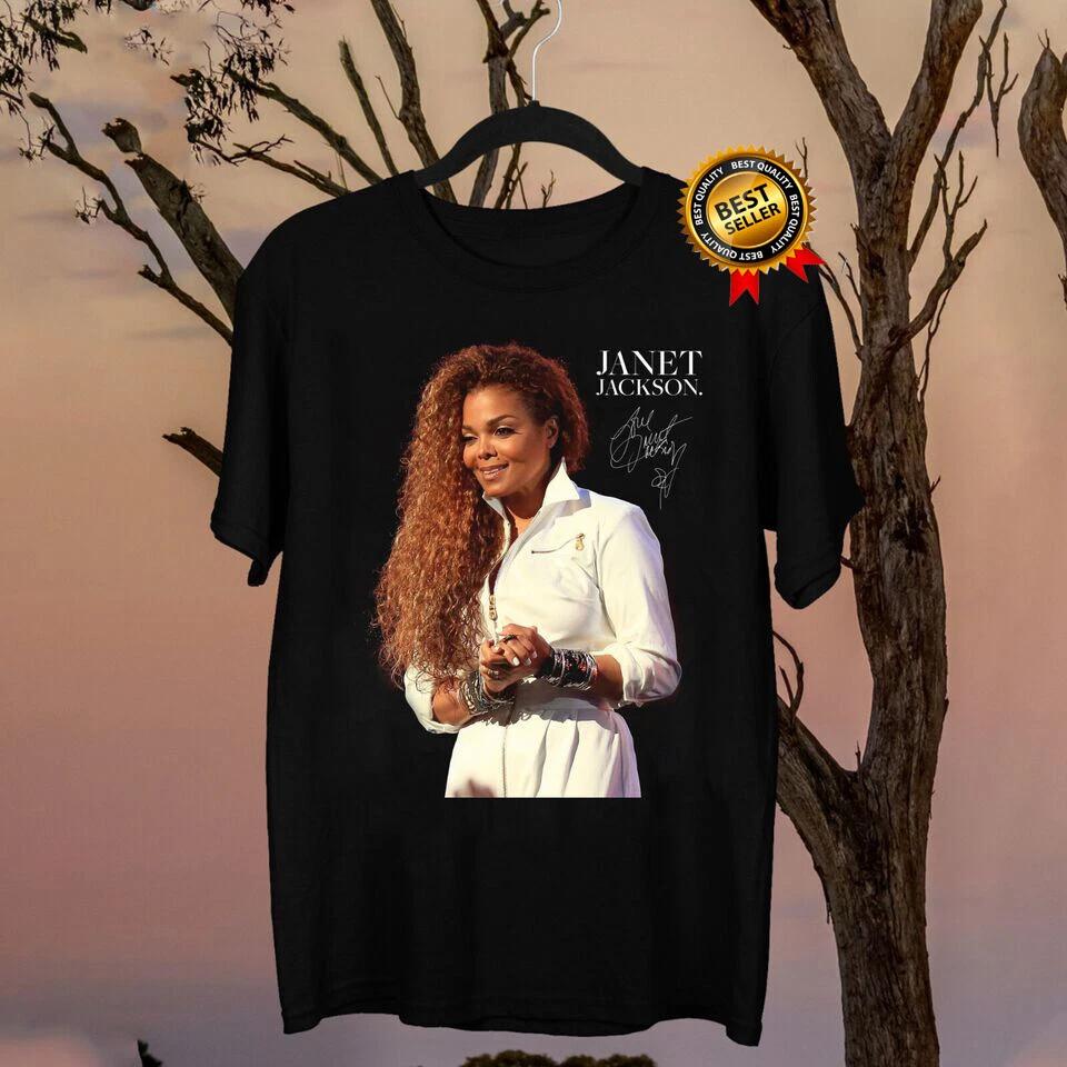 New Rare Janet Jackson Live Collection Singer Unisex S-5XL T-Shirt XXXXL
