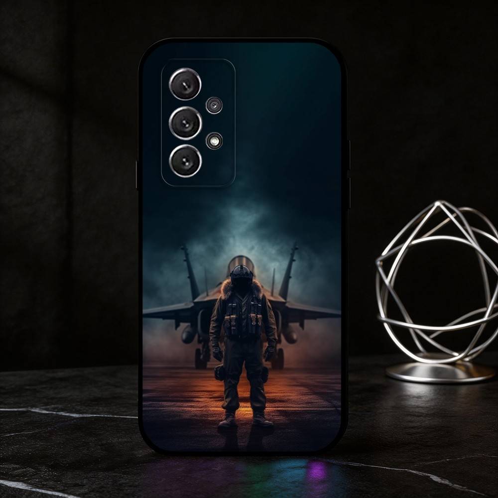 

S-Special forces phone Case For Samsung S25,24,21,22,23,30,Ultra,20,Plus,Fe,Lite,Note Soft Black Cover Samsung S23ULTRA5G