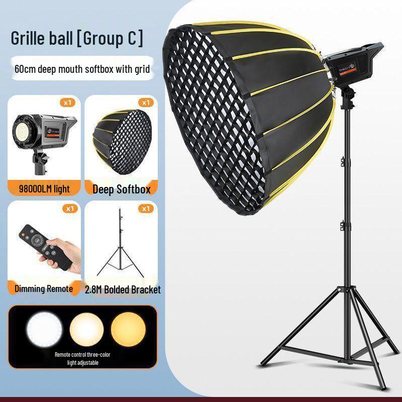 Pro LED Parabolic Softbox for Indoor Photography and Live Streaming