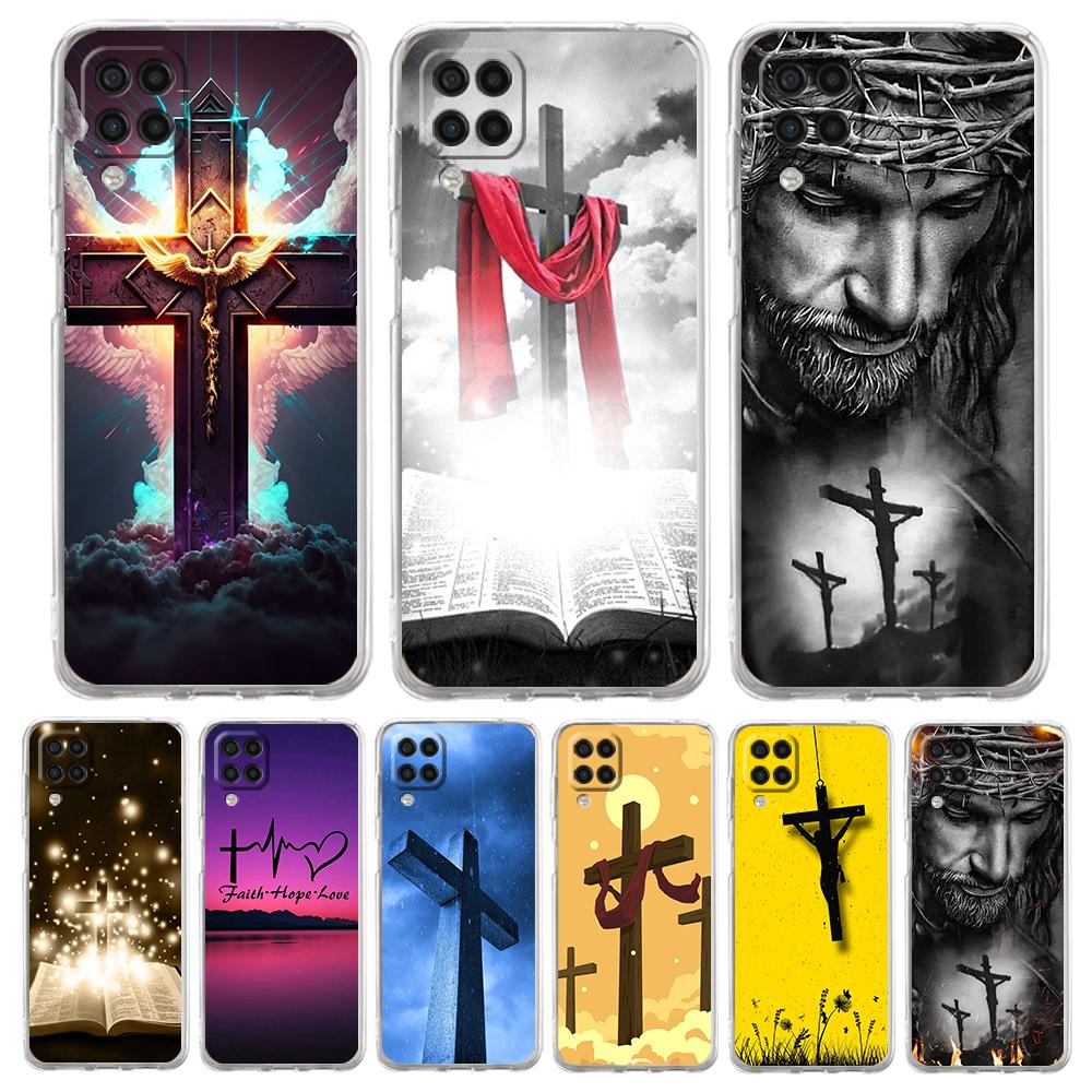 Faith Christian Religious Jesus Clear Case for Samsung Galaxy A13 A22 A32 A52 A72 A51 A71 A11 A31 A41 M31 A01 A21S 5G Soft Shell