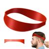 Silicone Hairline Cutting Guide Band Curved Edge Adjustable Fit For Home Diy Haircut Barbershop Use