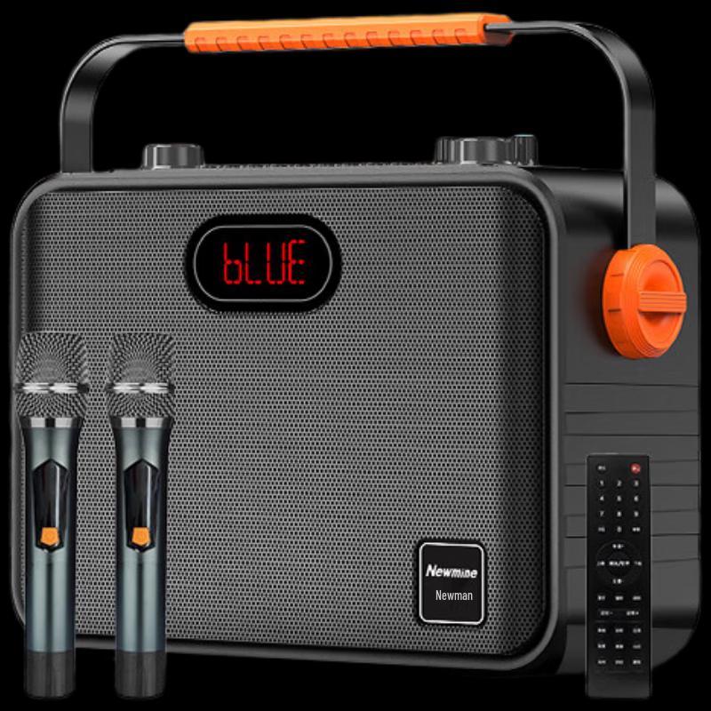 

Newman K510 Portable Bluetooth Karaoke Speaker with Dual Microphones CN plug (adapter included)