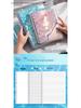 Detachable Transparent Leather Binder with 5 Notebooks for High School Students - 2026 Edition