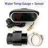 Automobile Temperature Voltage 2-in-1 Digital Temperature Sensor Table 1/8NPT Water Temperature Gauge Temperature Sensor 12/24V