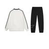 Li Ning Style Américain Coupe Ample Pull Ras du Cou Manches Longues Sweat-shirt et Pantalon Long Polyvalent Ensemble Sport Décontracté AKLTD71-1+-AWDTC49-1