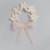 Bandeau Bébé en Dentelle Style Coréen - Design Cinq Pétales pour Nourrissons et Tout-Petits, Parfait pour les Photos et les Occasions Spéciales