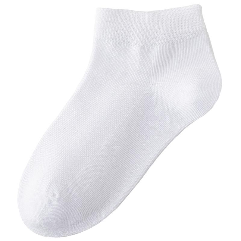 

Summer Children s Sleeveless Pure Cotton Socks - White/Black Short Socks for Boys & Girls S/2-3 years/21-25 белый