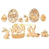 F26C Bunny Metal Cutting Dies Stencil DIY Scrapbooking Album Paper Card Template Mold Embossing Craft Decoration