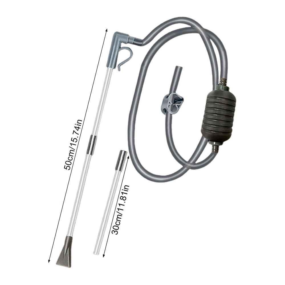 1Pcs 1.9/2.2/2.5m Fish Tank Siphon Vacuum Gravel Sand Cleaner  for Aquarium Water Change Maintenance