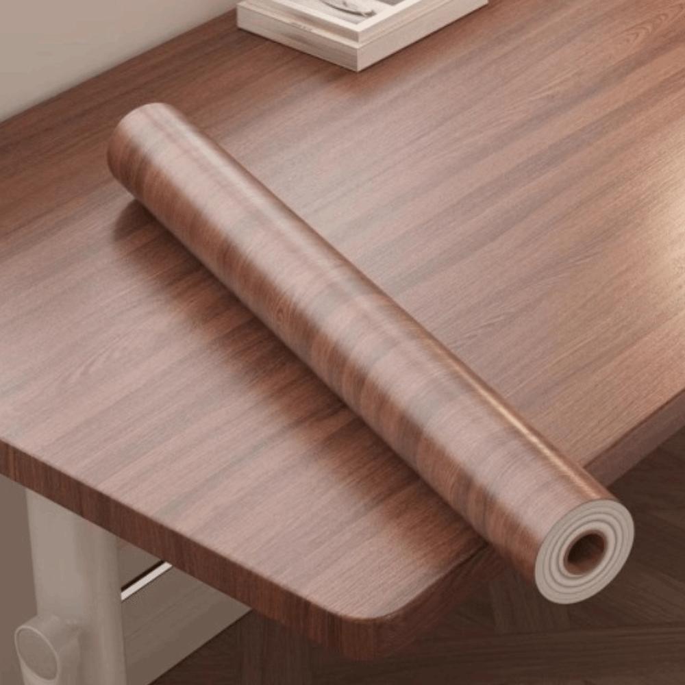 Self Adhesive Wall Stickers Decorative Film Wood Grain Stickers Wood Wallpaper Wall Decoration B