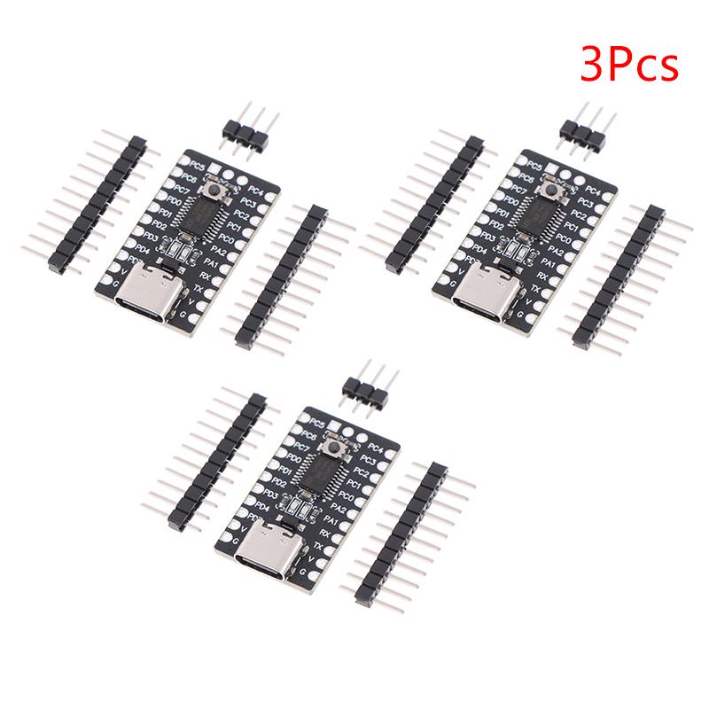 1/3/5Pcs Ch32V003 Development Board Black Board Minimum System Board Core Board Risc-V Ch32V003F4P6 Microcontroller Module