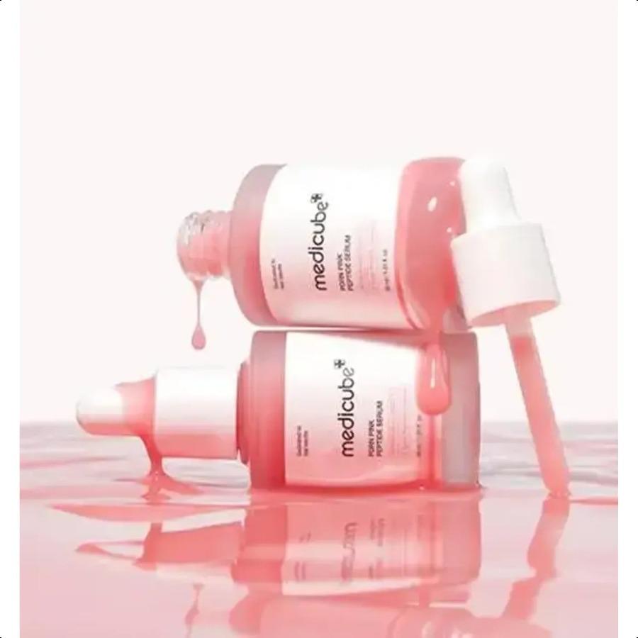 

medicube PDRN Pink Peptide Ampoule 30ml Set (+10ml+Moisturizing Cream 10ml) as picture