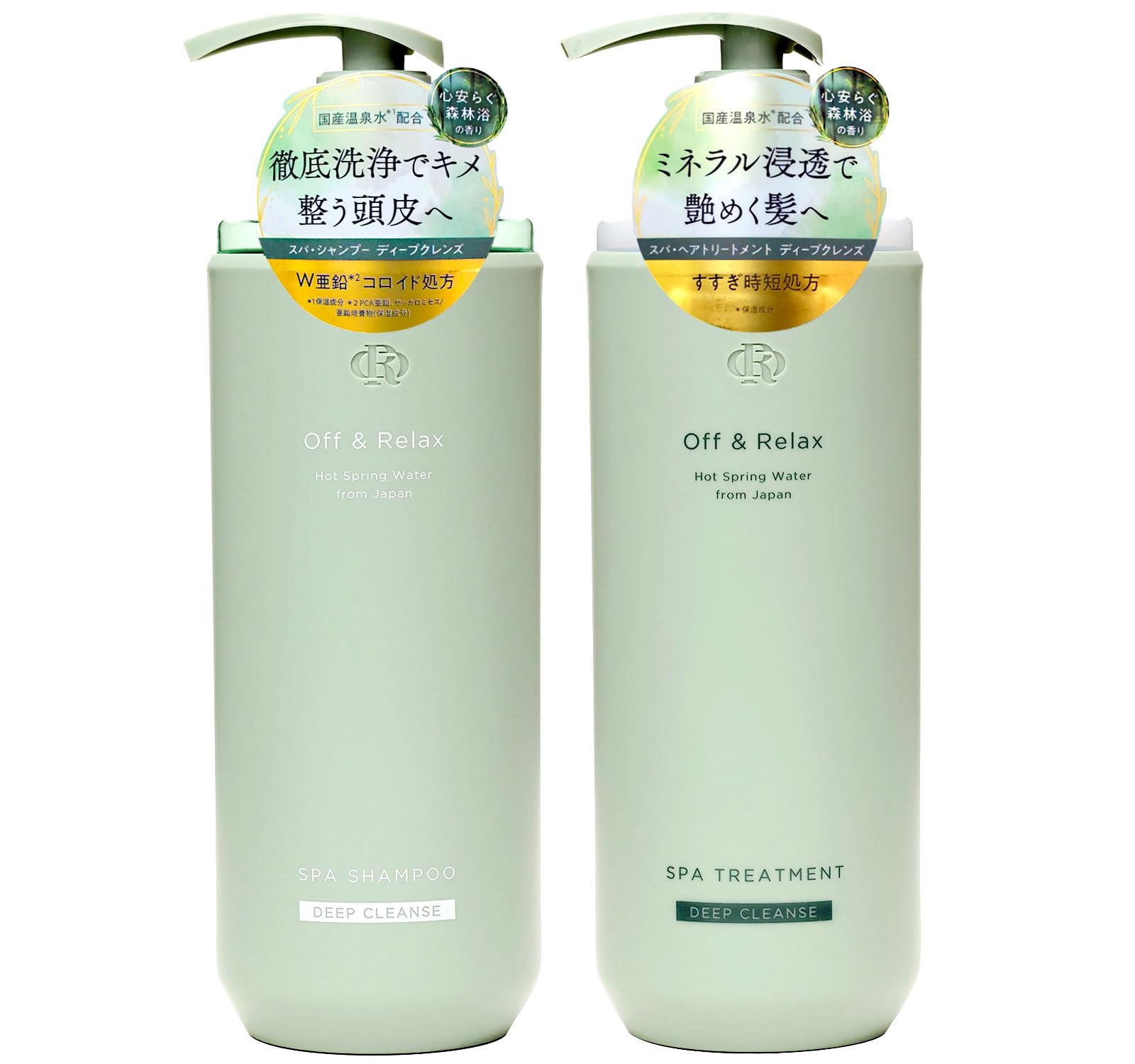 

Off Relax ИЛИ Спа Шампунь и Уход Глубокий 460 мл Успокаивающий горячий источник ботанический амино и уход за кожей головы здоровый и Набор, Очищение, каждый. лесная терапия