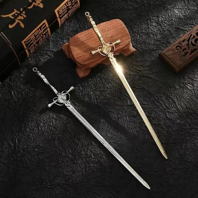 

1pc Punk Metal Sword Hair Accessory Chinese Minimalist Hair Stick Diy Hairstyle Design Tool Accessory Women s Hair Clip Hairpin