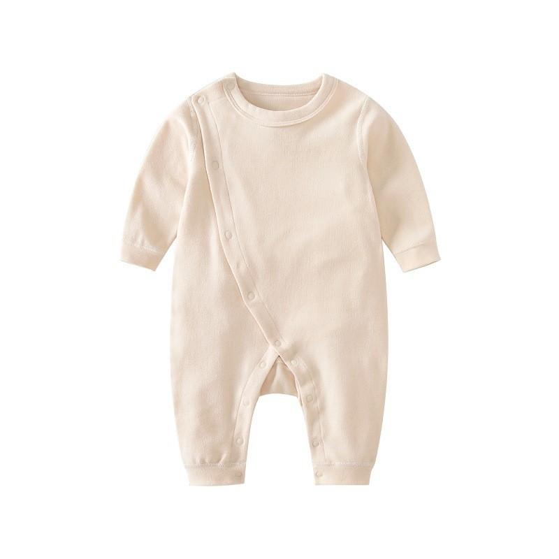 Baby Cotton Sleeveless Romper With Long Sleeves For Newborns And Infants