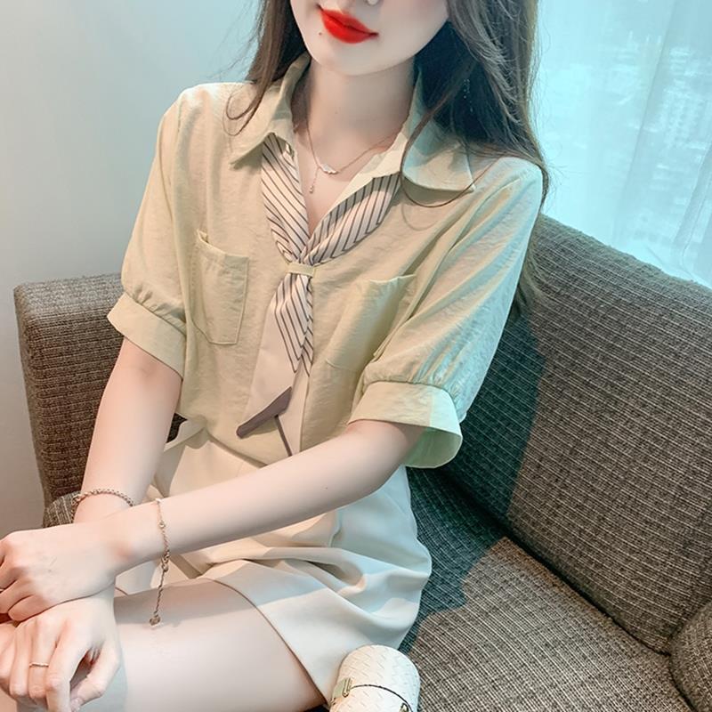 

2024 Women s Polo Collar Short Sleeve Designer Shirt - Stylish & Unique Summer Top Small зелёный