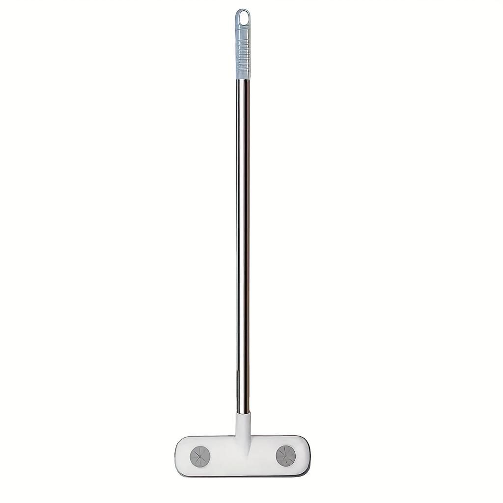 

Волшебная щетка для мытья окон для сетчатых окон/стекла, средство для удаления шерсти домашних животных - многоразовый бытовой инструмент с выдвижными двойными стержнями (Регулируемая длина) белый