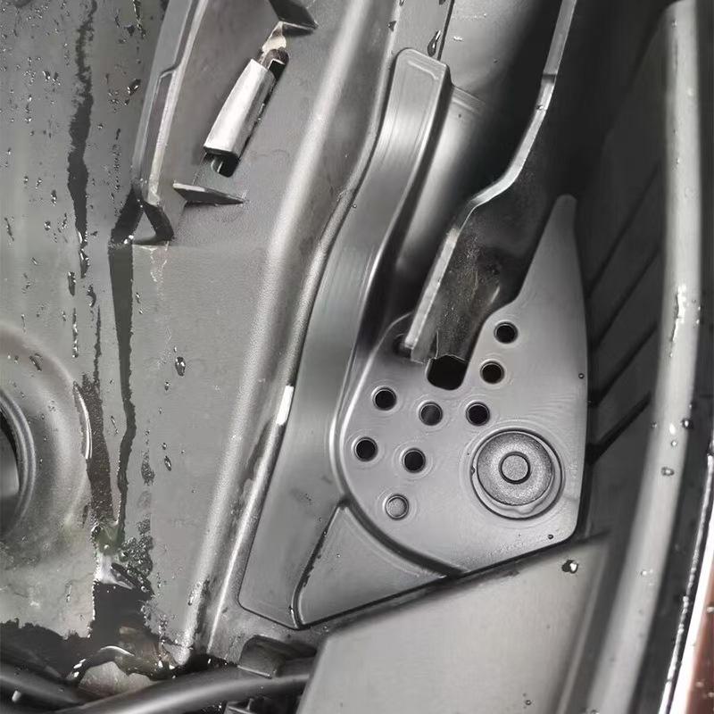 Kryty okapových žlabů pro Volvo XC60 2018-2025 Proti listí Blokování nečistot Odtokový žlábek stěračů Upravený odtok Dodatečná montáž Otvor pro odtok z kapoty