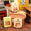 5Set 1:12 Dollhouse Simulation Dessert Bread With Package Box Doll Kitchen Food Decor Toy Dolls House Scene Decor Accessories