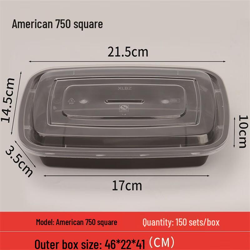 Disposable Rectangular Food Containers